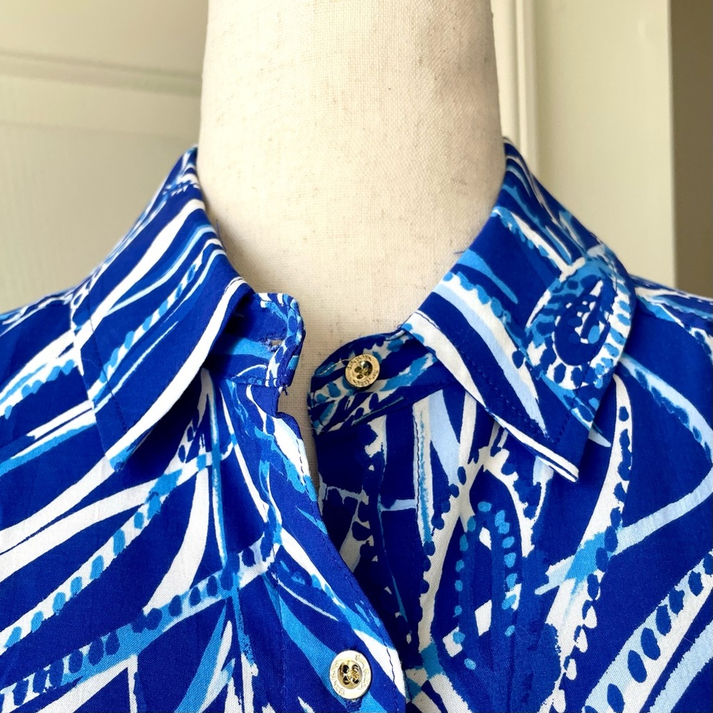 Lilly Pulitzer Sea View Button Down
